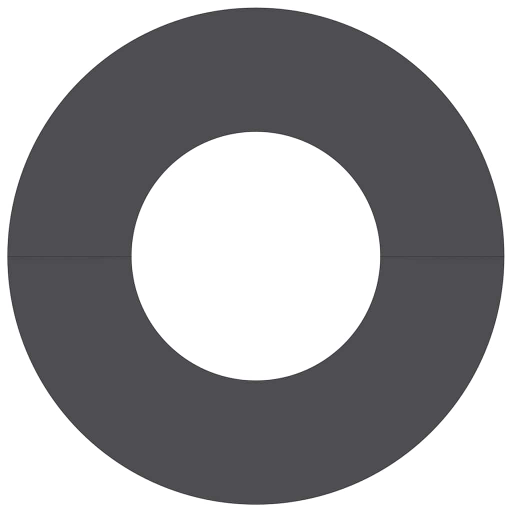 Flache Baumringe 5 pcs Schwarz Ø30 / 60 cm Stahl